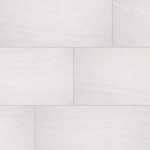 Rock Springs Pearl 5 in. x 6 in. Color Body Porcelain Floor and Wall Tile Sample
