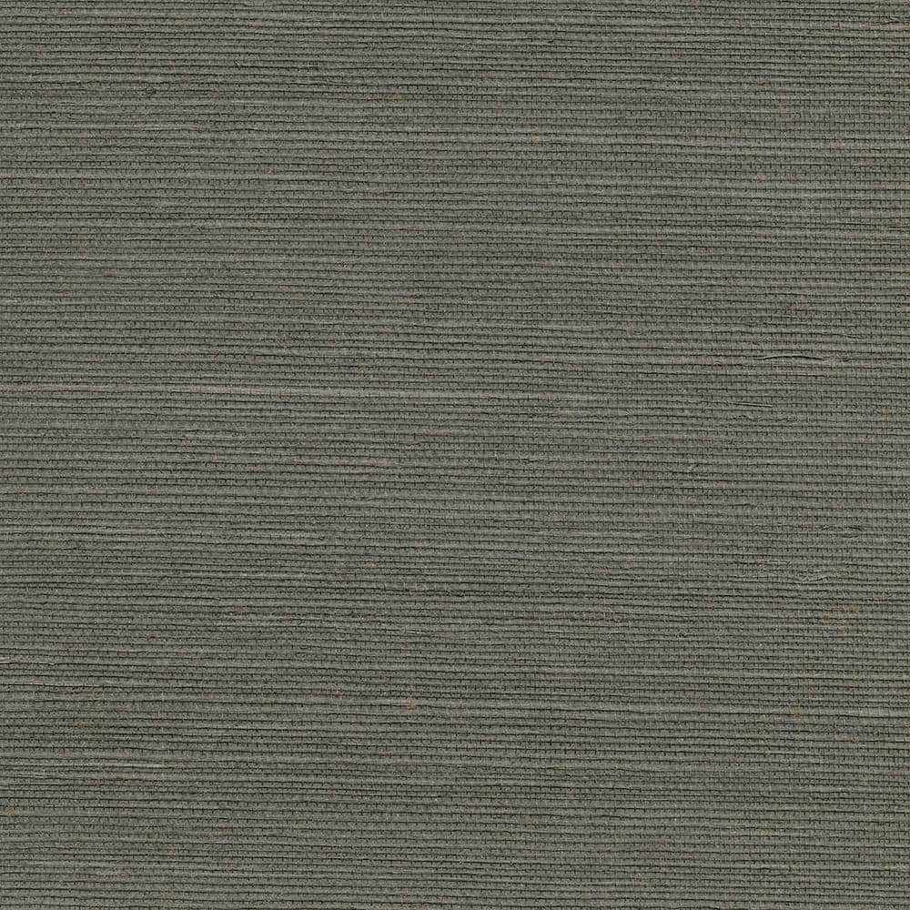 Jia Charcoal Paper Weave Grasscloth Wallpaper