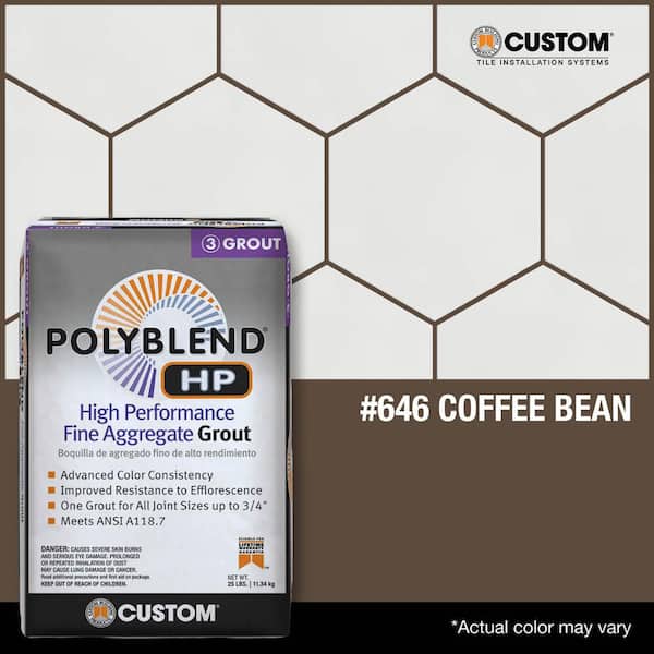 Polyblend HP #646 Coffee Bean 25lb. High Performance Fine Aggregate Grout
