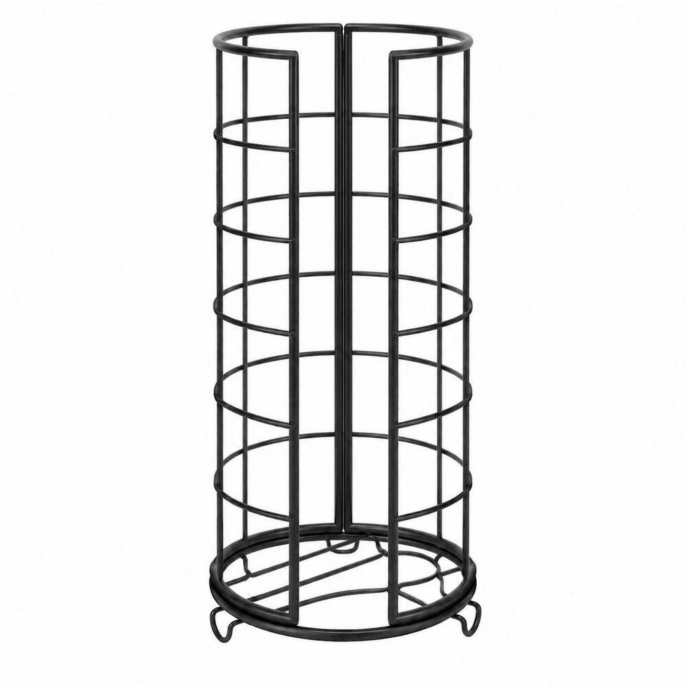 Free Standing Toilet Paper Organizer Stand with Rustproof Metal Base and Matte Black Finish for 3 Rolls price history on PriceWatchPro