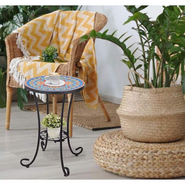 Outdoor Side Table Patio Table Accent Tables Metal End Tables