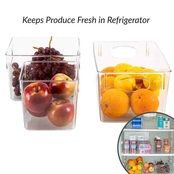 Creative Options Clear with Magenta Pro Latch Mini Sideways Utility Box 1-4  Compartments