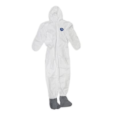 DuPont Tyvek XL Painters Coveralls with Hood and Boots (Case of 12)