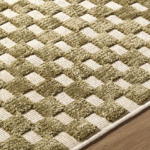 5 ft. x 7 ft. Brown Lyna LYA-2343 Machine Woven Area Rug