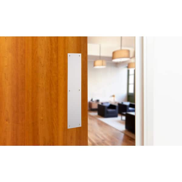 Schlage 3.5 In. X 15 In. Aluminum Push Plate