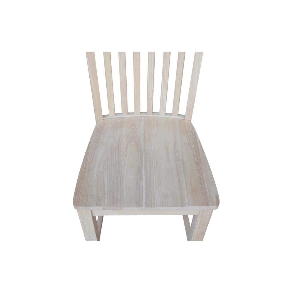 Adjustable Natural Parawood Mission 24" Counter Stool