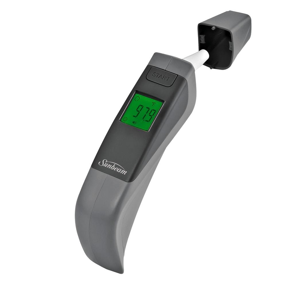 Sunbeam Infrared No Touch Dual Usage Thermometer Forehead Ear 16978   Sunbeam Medical Thermometers 16978 64 1000 