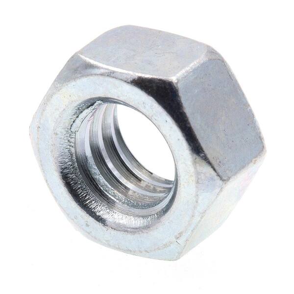 Prime-Line 5/16 in.-18 A563 Grade A Zinc Plated Steel Finished Hex Nuts (50-Pack)