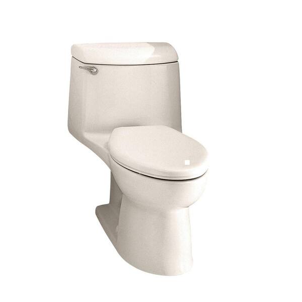 American Standard Champion 4 1-piece 1.6 GPF Single Flush Elongated Toilet in Linen