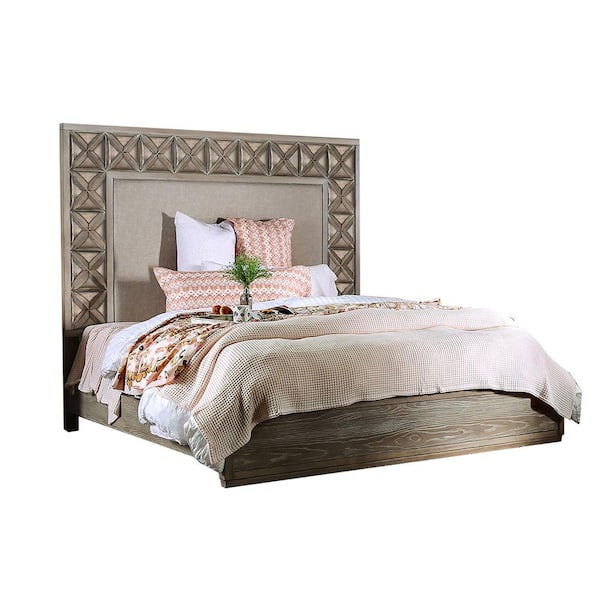 Markos Weathered Light Oak California King Bed