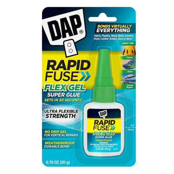 Rapid Fuse 0.7 oz. Clear Flex Gel Super Glue Adhesive