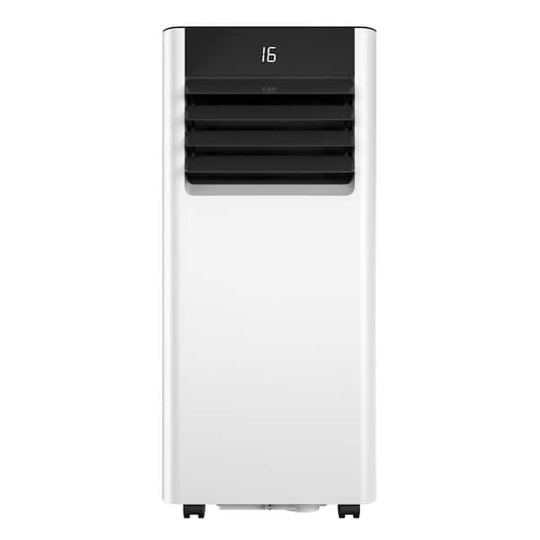 8000 BTU Portable Air Conditioner 250 sq. ft. with Dehumidifier and Fan in White, Wifi and Remote Control