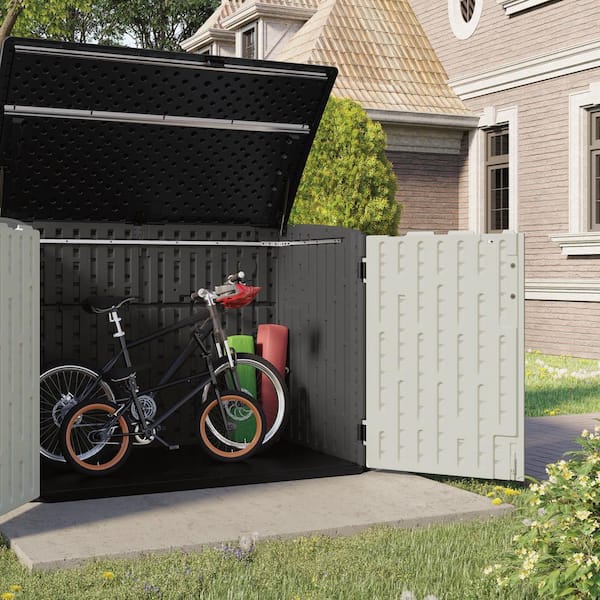 The Stow-Away Horizontal Plastic Storage Shed