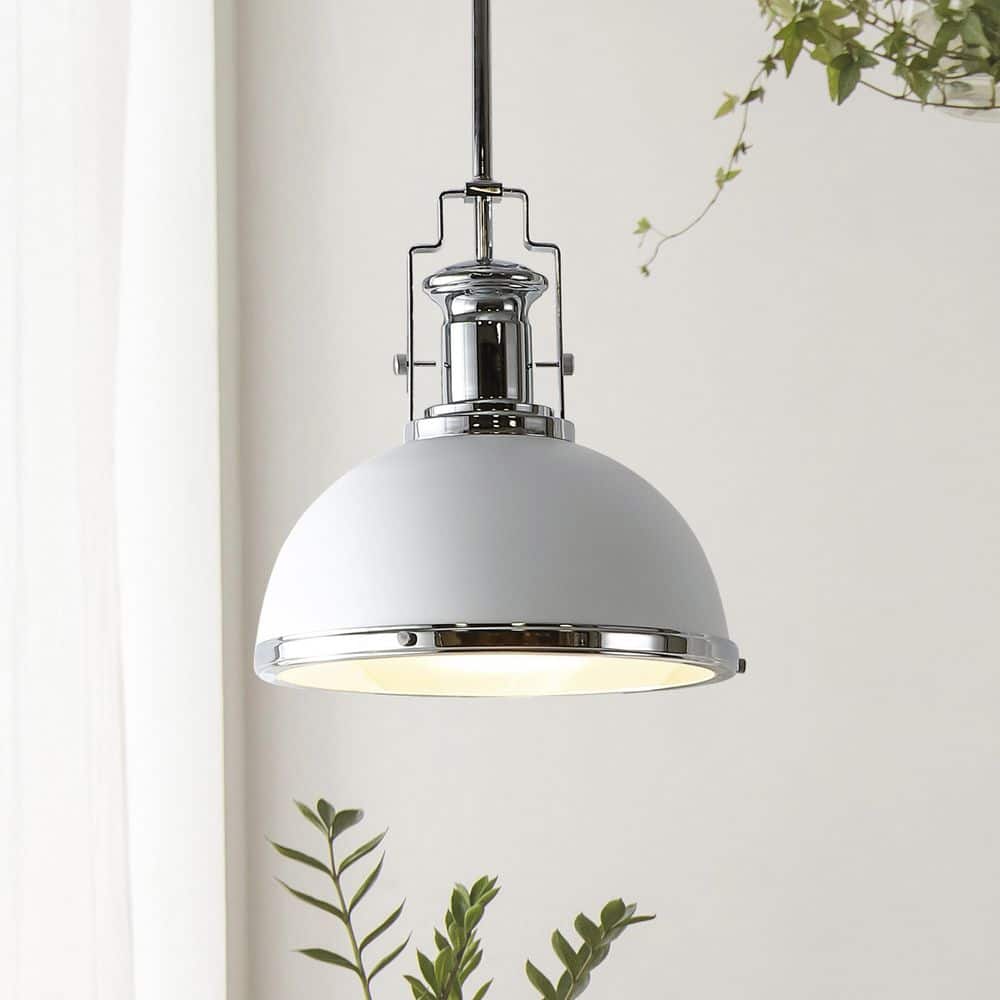 Homer 13" Chrome LED Globe Pendant Light