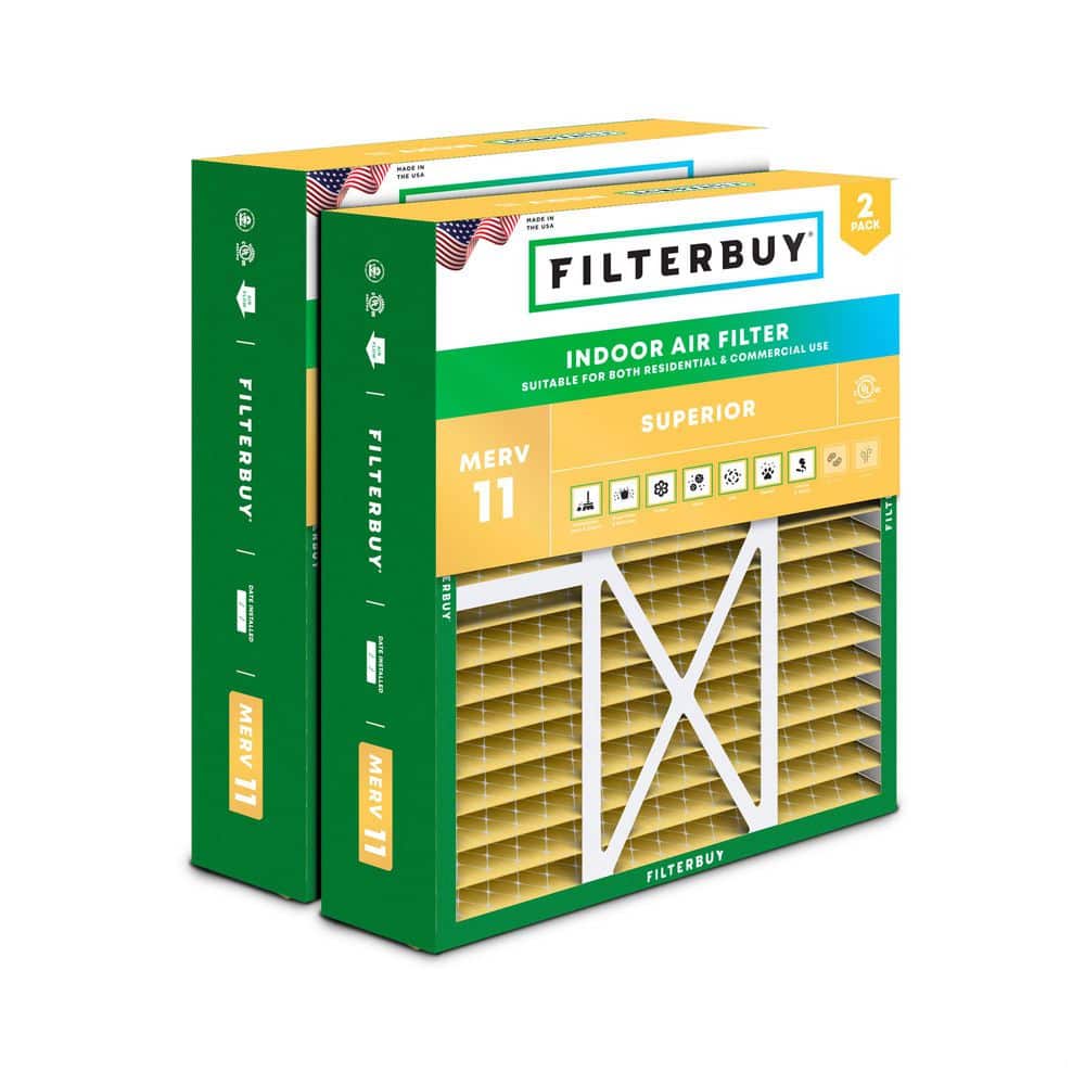 20 in. x 22 in. x 5 in. MERV 11 (FPR 7) Allergen Defense Pleated HVAC AC Furnace Air Filters for Amana and More (2-Pack) price history on PriceWatchPro