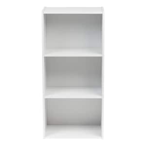 White 3-Tier Wood Storage Shelf