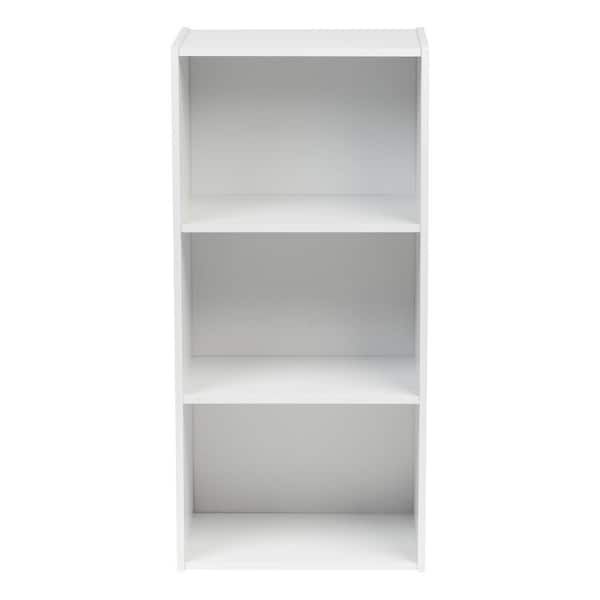 IRIS White 3-Tier Wood Storage Shelf