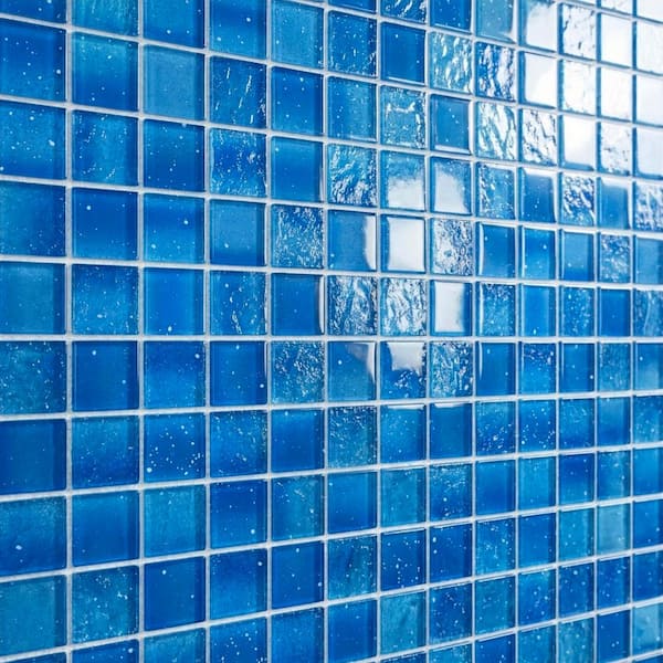 Giorbello Starlight Blue Glow-in-the-Dark Pool and Wall Glass