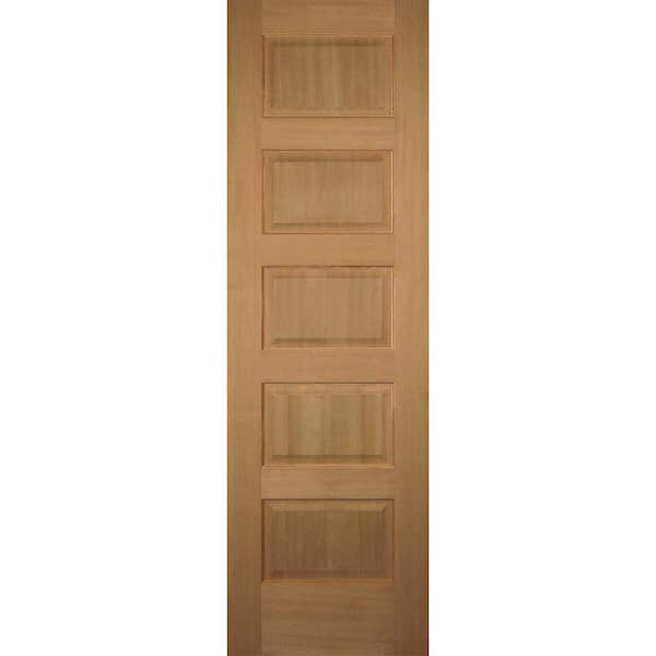 Builders Choice 24 in. x 80 in. 5-Panel Solid Core Hemlock Single Prehung Interior Door