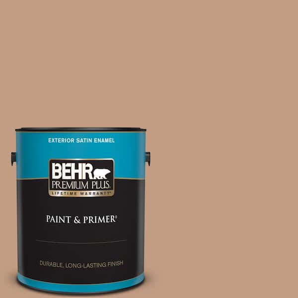 BEHR PREMIUM PLUS 1 gal. #S210-4 Canyon Dusk Satin Enamel Exterior Paint & Primer