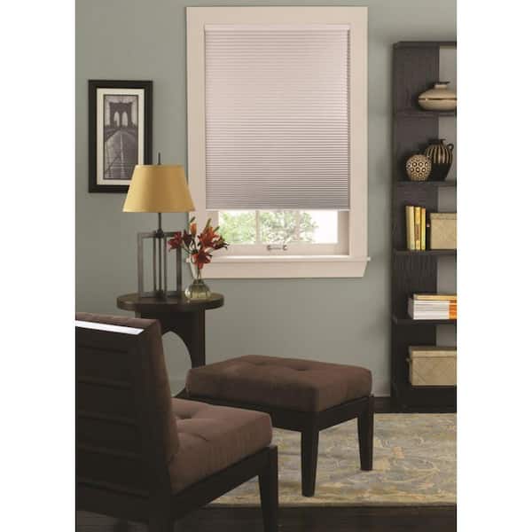 Bali Cut-to-Size White Dove 9/16 in. Cordless Blackout Cellular Shade - 21 in. W x 48 in. L (Actual Size is 20.5 in. W x 48 in. L)