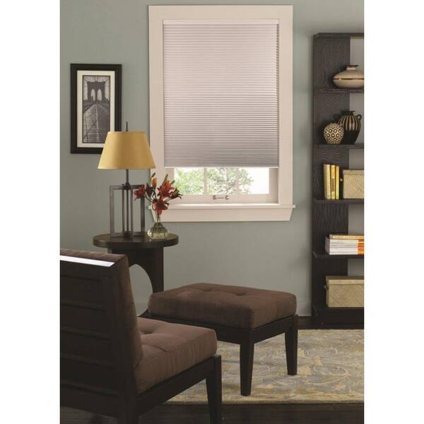 Bali Cut-to-Size White Dove 9/16 in. Cordless Blackout Cellular Shade - 62.5 in. W x 72 in. L (Actual Size is 62 in. W x 72 in. L)