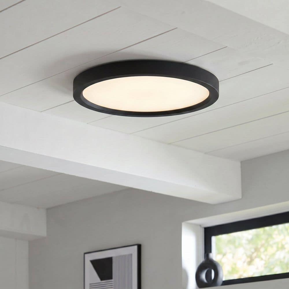 【レア】プラシオライト　アゲート　スモーキークォーツ　共生ポイント Quoizel Outskirts 11 in. Earth Black LED Flush Mount OST1711EK