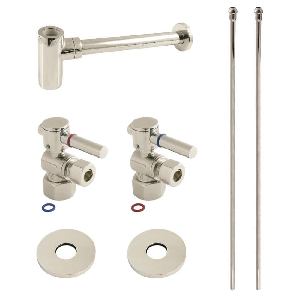 Trimscape Modern Made of Brass Plumbing Sink Trim Kit with Bottle Trap in Polished Nickel price history on PriceWatchPro