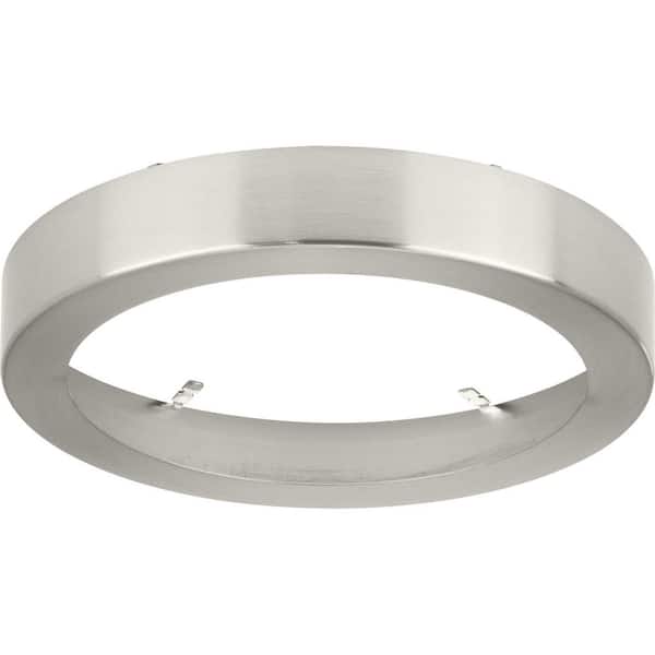Progress Lighting Everlume Collection Brushed Nickel 7 in. Edgelit Round Trim Ring