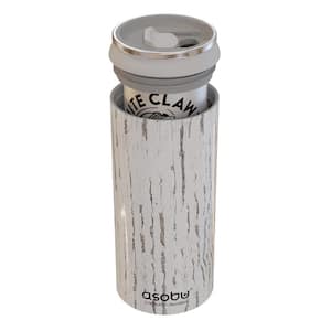 Double-Walled Vacuum-Insulated Stainless Steel Multi-Can Cooler Sleeve with Reusable Pocket Straw (White)
