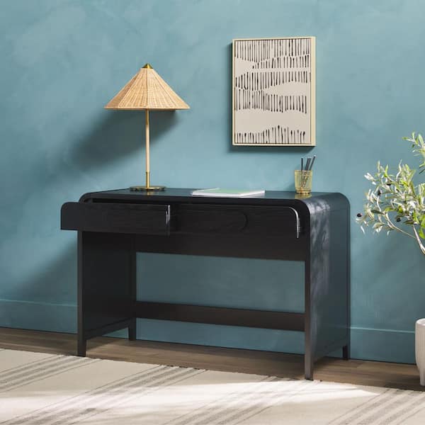Walker Edison Furniture Company Modern 45 in. Rectangular Black