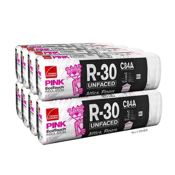 Owens Corning R 30 Unfaced Fiberglass Insulation Batt 16 In X 48 In C84a The Home Depot