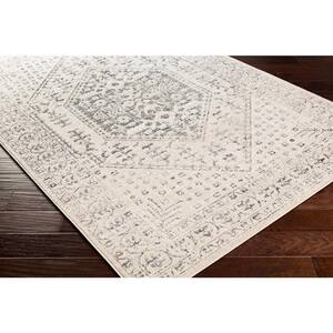 City Taupe Medallion 3 ft. x 7 ft. Indoor Runner Area Rug