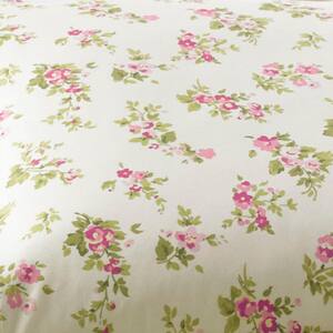 Audrey Floral Flannel Sheet Set