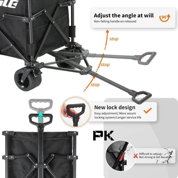 スポーツストア Folding Metal Black ft. cu. 11 Cesicia Garden Campers Cart その他