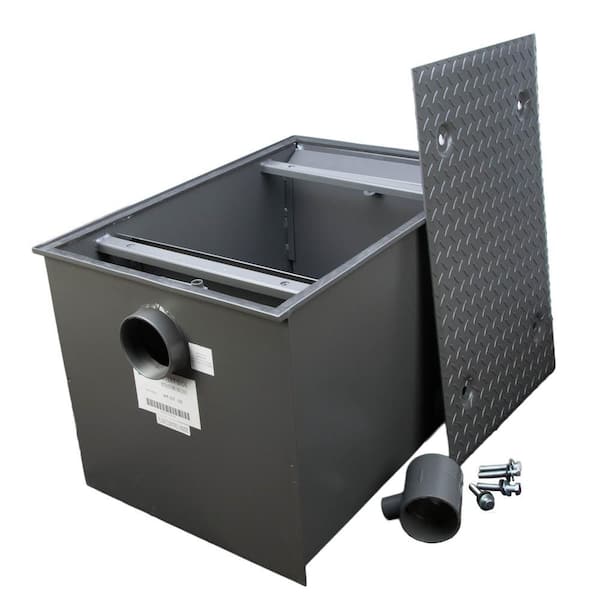 Zurn 29 in. x 16 in Low-Profile Grease Trap 50 GPM with 4 in Ho