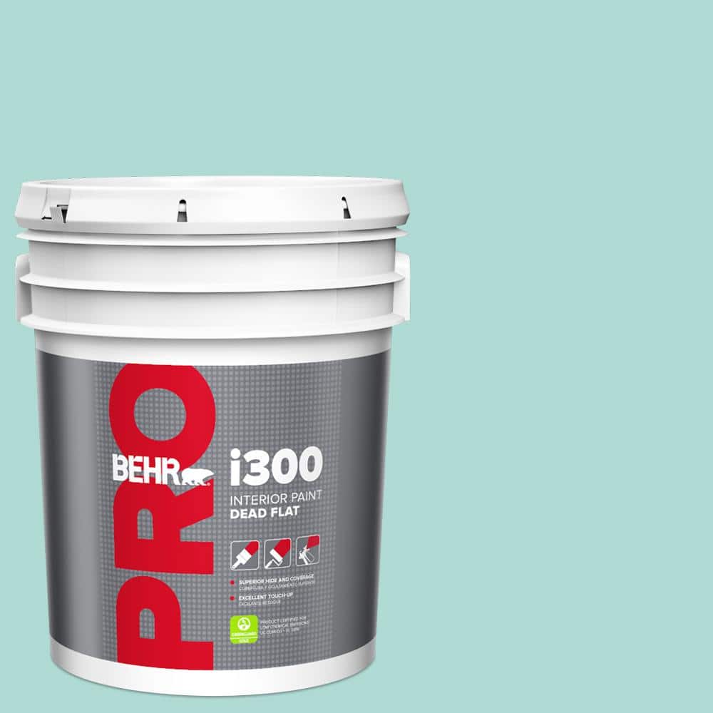 BEHR PRO 5 gal. M4503 Wave Top Dead Flat Interior Paint PR31005 The