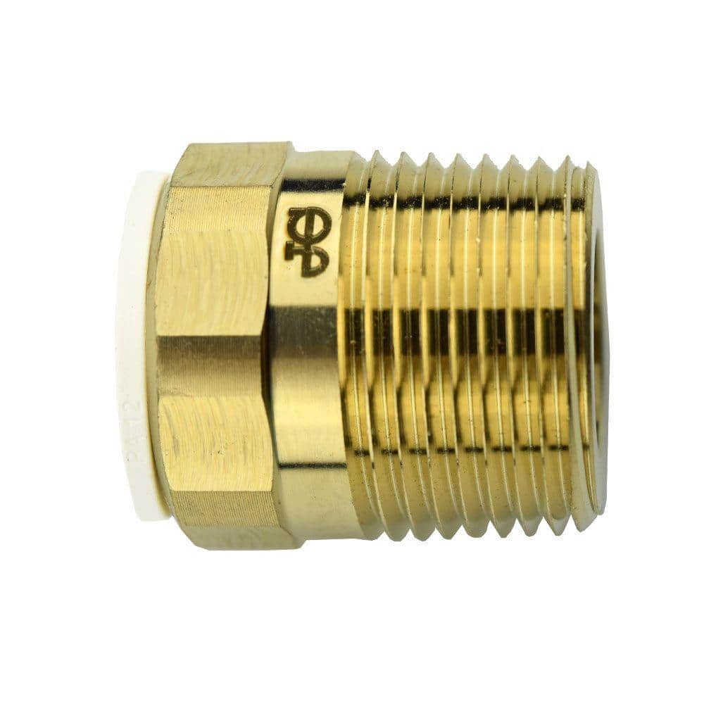 JG Speedfit Push-fit Brass Male Stem Adaptor