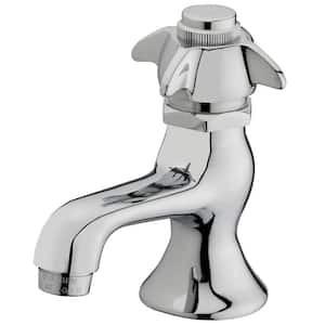 Single Hole 1-Handle Low-Arc Bathroom Faucet in Chrome