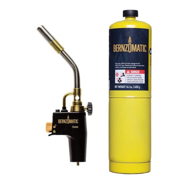 Bernzomatic DuraCast 8000 Torch Kit with 14.1 oz. MAP-Pro Cylinder and Premium Blow Torch with Adjustable Flame