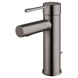 Essence New Single Hole Single-Handle 1.2 GPM Bathroom Faucet in Hard Graphite