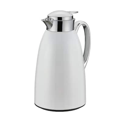 Mr. Coffee Olympia 32 fl.oz. Insulated Stainless Steel Thermal Coffee Pot  Pitcher 985117635M - The Home Depot
