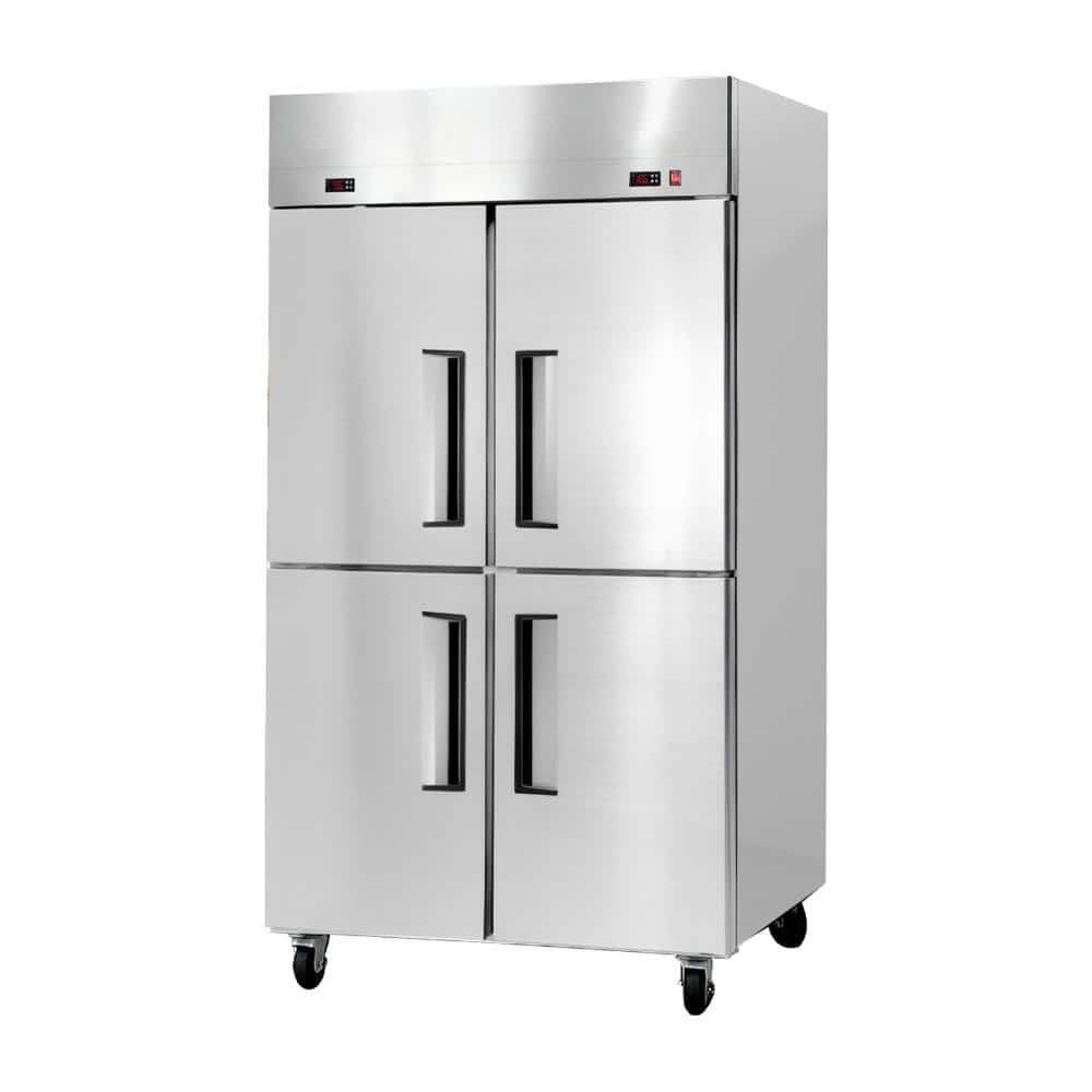Commercial Refrigerator and Freezer Combo 31 cu. ft., 4-Door Dual Temp Stainless Steel Upright, 48 in. W, UL Certified price history on PriceWatchPro
