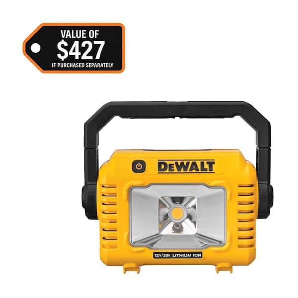 20-Volt MAX Lithium-Ion Compact Cordless Task Light with 2.0 Ah Battery and Charger