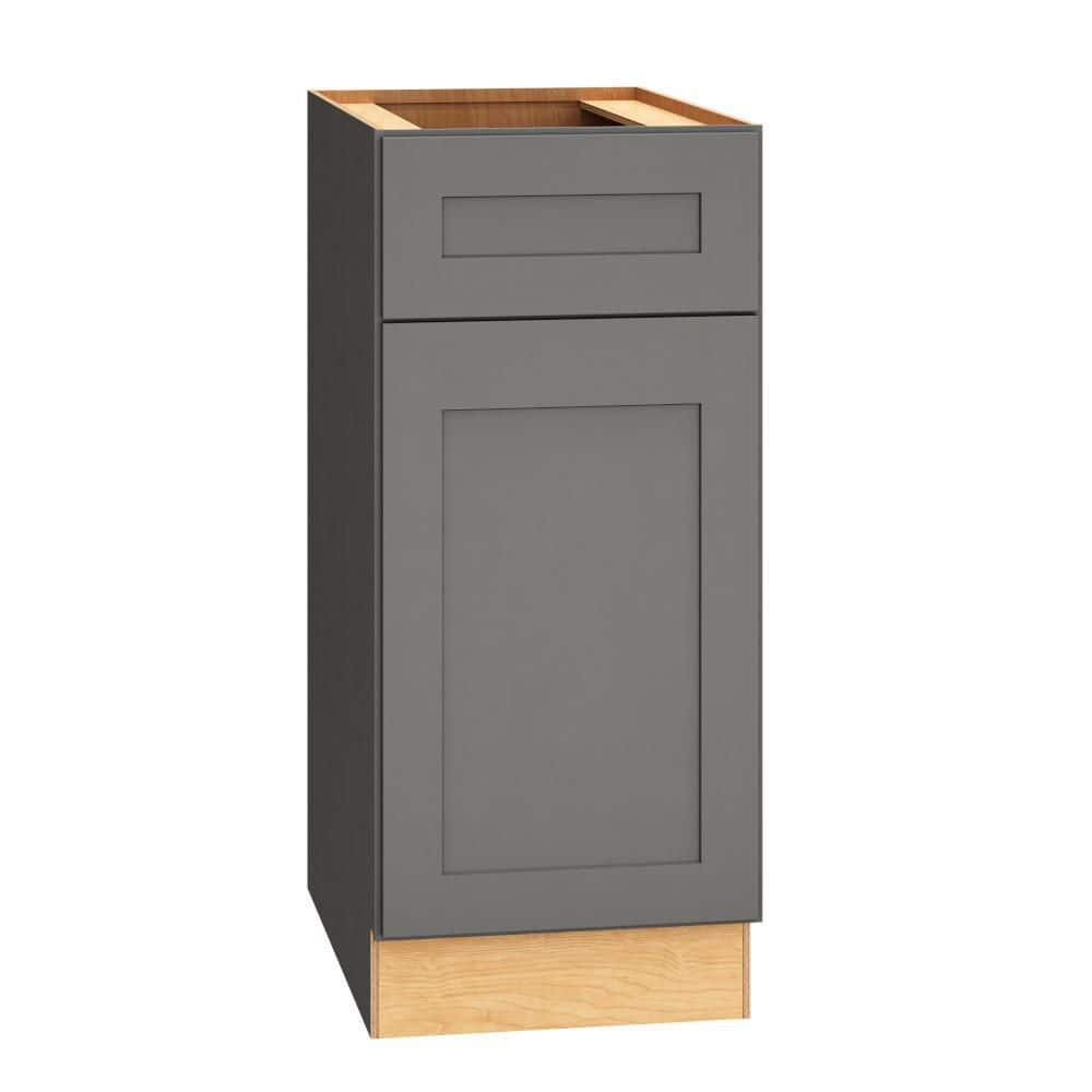 QuickShip Cottage 15 in. W x 24 in. D x 34.5 in. H Assembled Plywood Shaker Base Kitchen Cabinet in Fossil price history on PriceWatchPro