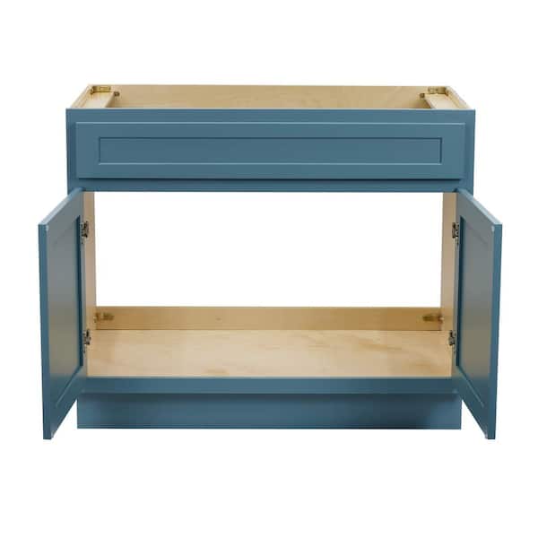 vaqtaux バニ Vanity Art 39 in. W x 21 in. D x 32.5 in. H 2-Doors Bath