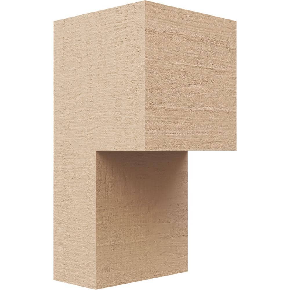 4 in. x 8 in. x 4 in. Series 2 Wide Chapel Hill Rough Cedar Woodgrain Timberthane Polyurethane Corbel, Primed Tan price history on PriceWatchPro