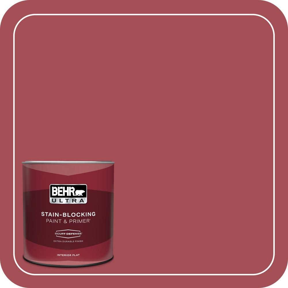 1 qt. Home Decorators Collection #HDC-FL15-02 Cranberry Jam Extra Durable Flat Interior Paint & Primer price history on PriceWatchPro