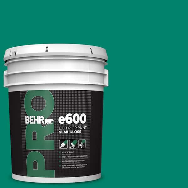 BEHR PRO 5 gal. #T16-03 Emperors Silk Semi-Gloss Exterior Paint