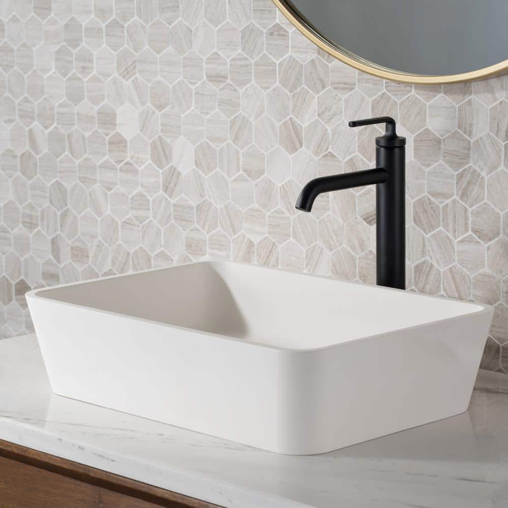 Ramus Modern Chrome Single Handle Vessel Sink Faucet with Pop-Up Drain